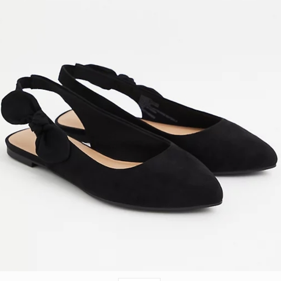 🆕️ Bow Slingbacks half size! - Picture 1 of 4